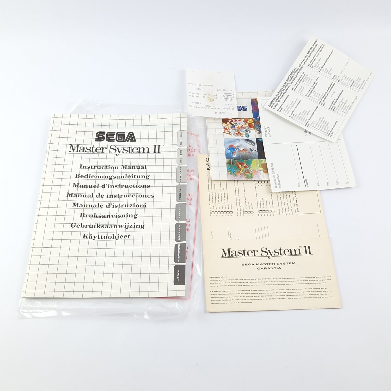 Sega Master System II Konsole : Alex Kidd Bundle - OVP PAL Console MS