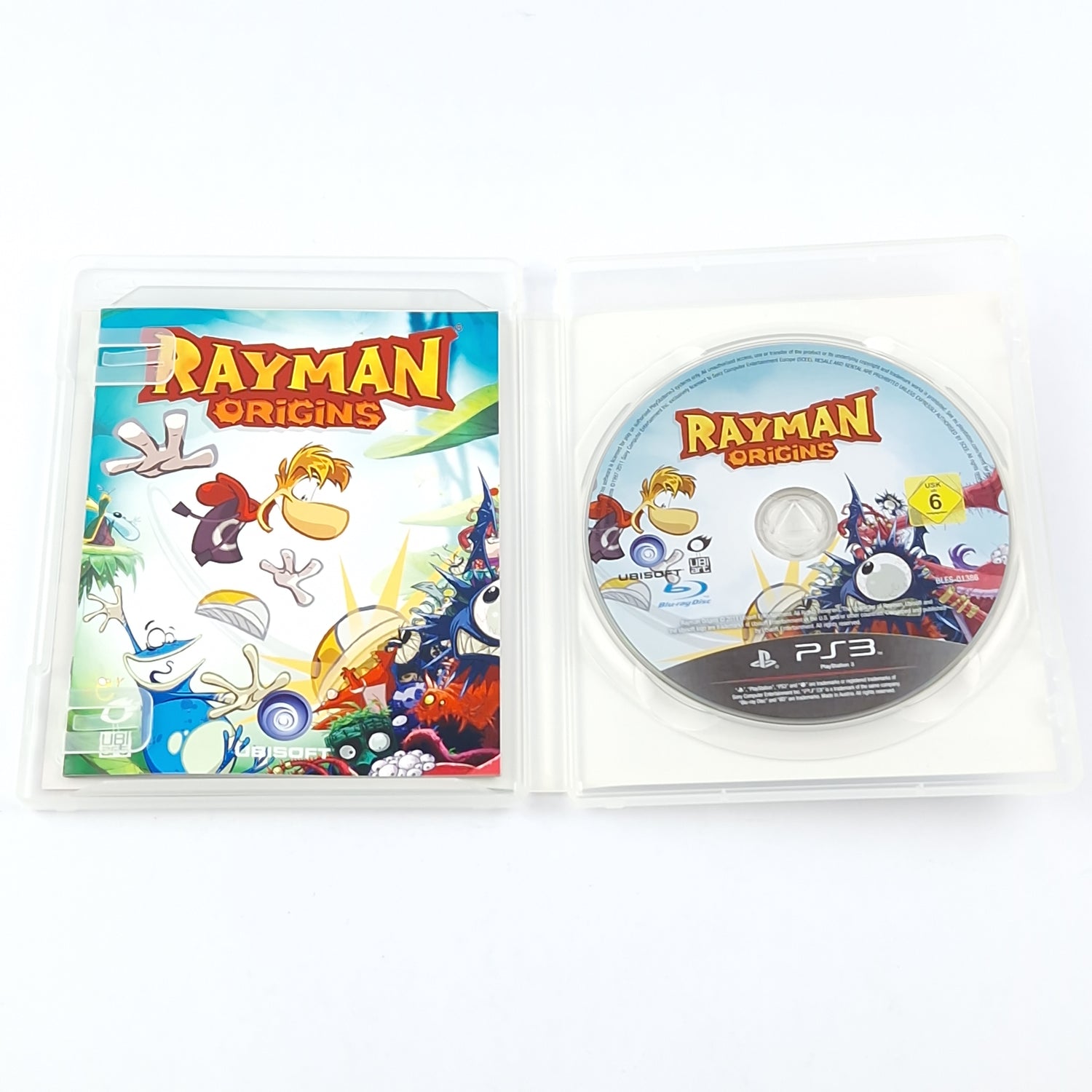 Playstation 3 Spiel : Rayman Origins - OVP Anleitung CD - SONY PS3