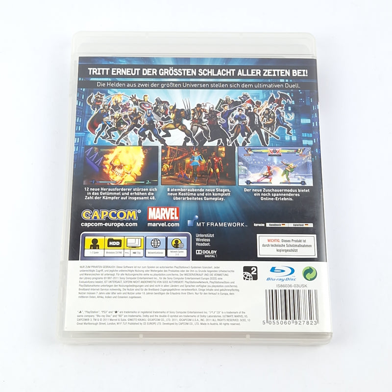 Playstation 3 Game: Ultimate Marvel VS. Capcom 3 - OVP SONY PS3