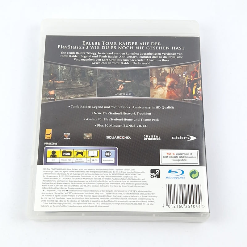 Playstation 3 game: The Tomb Raider Trilogy CLASSIC HD - OVP SONY PS3