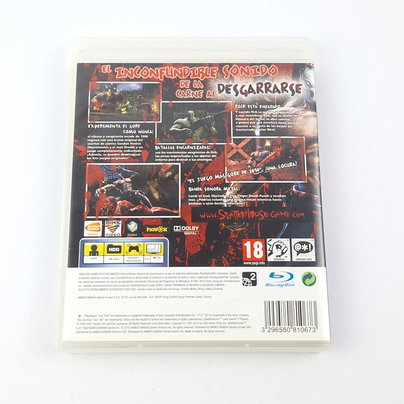 Playstation 3 game: Splatterhouse by Namco - OVP SONY PS3 USK18