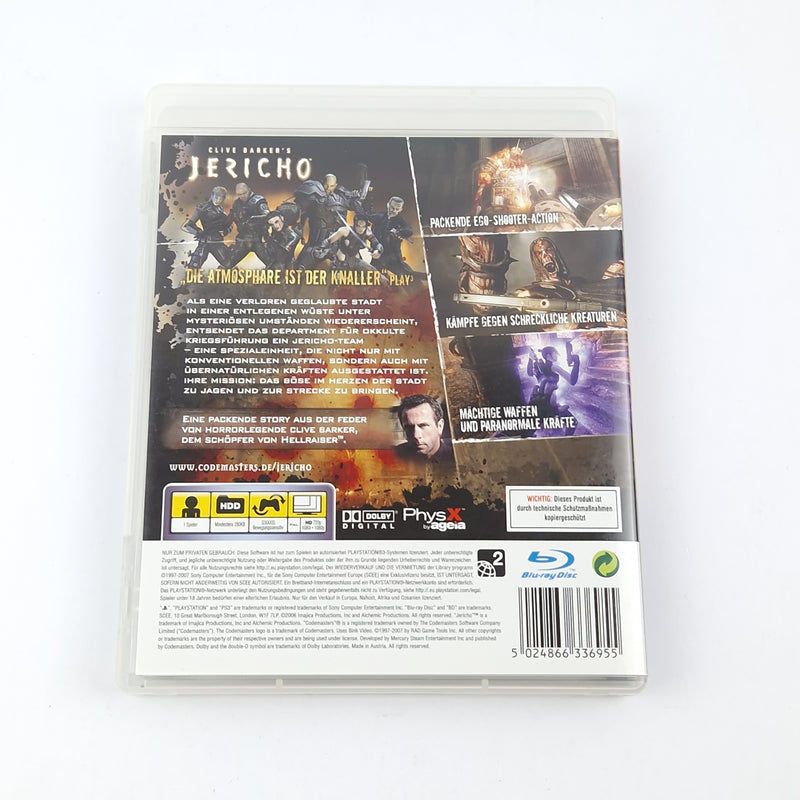 Playstation 3 Spiel : Jericho - OVP Anleitung CD - SONY PS3 USK18