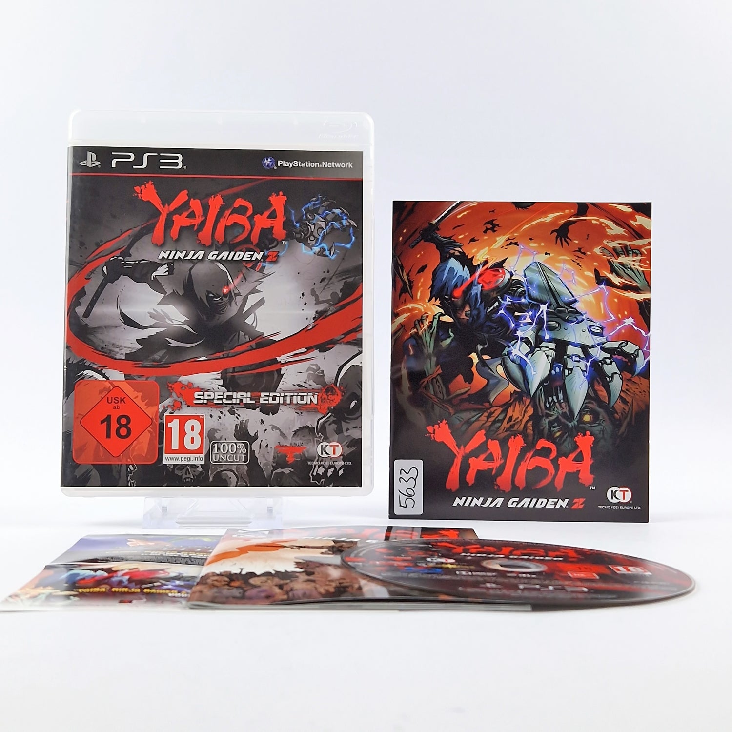 Playstation 3 Spiel : Yaiba Ninja Gaiden Z - OVP Anleitung CD - SONY PS3 USK18