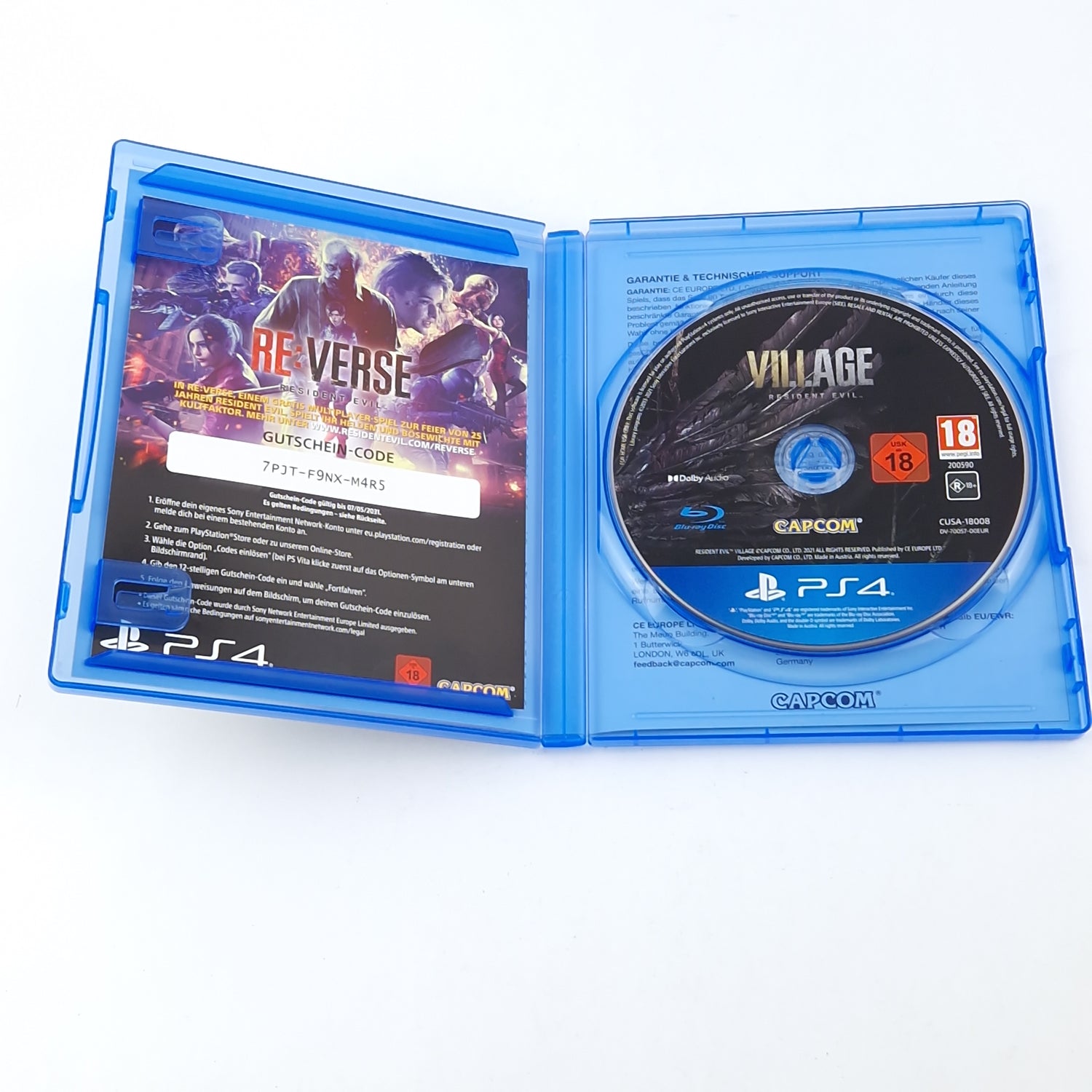 Playstation 4 Spiel : Resident Evil Village - SONY PS4 OVP USK18