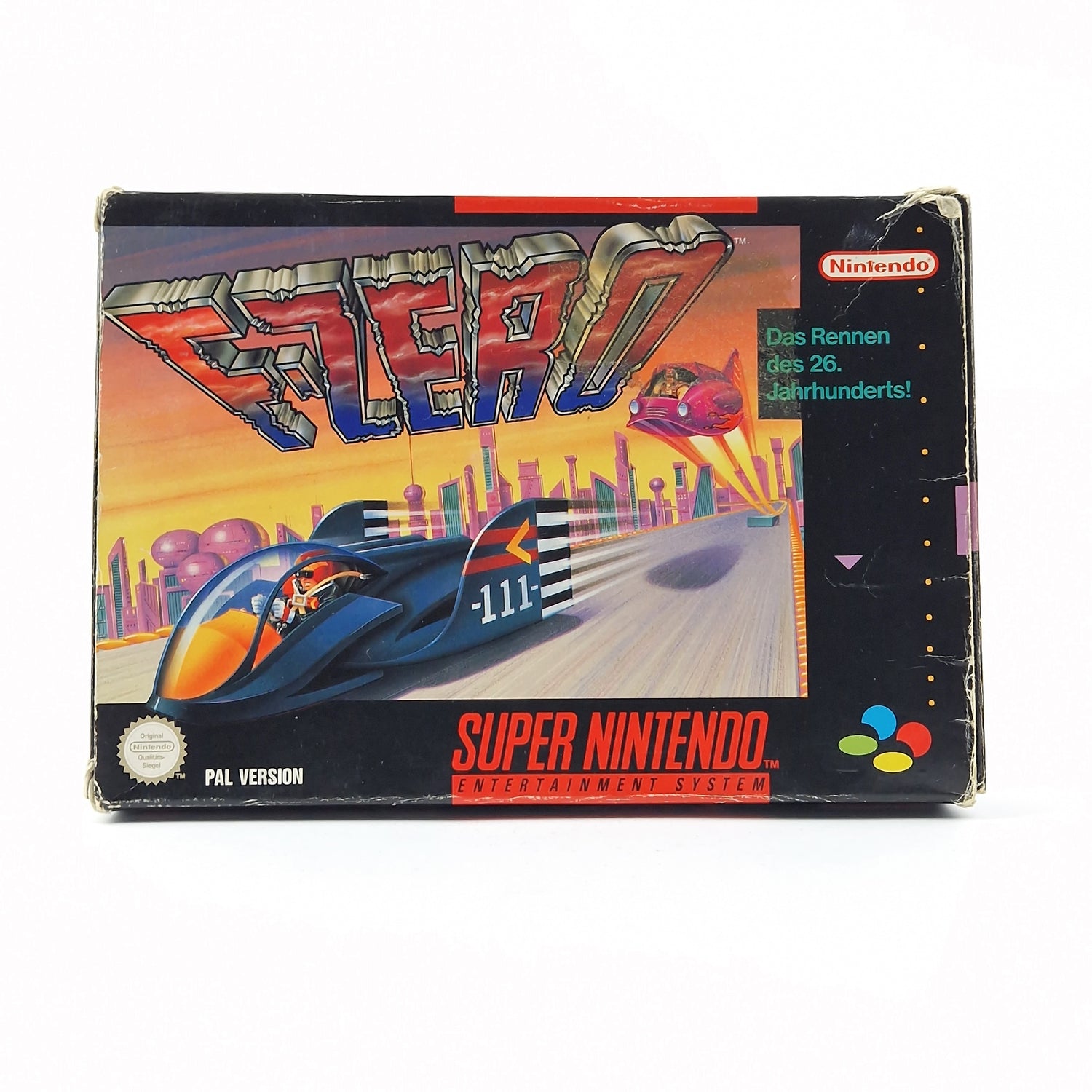 Super Nintendo Spiel :  F-Zero - OVP Anleitung Modul | Snes Pal Game