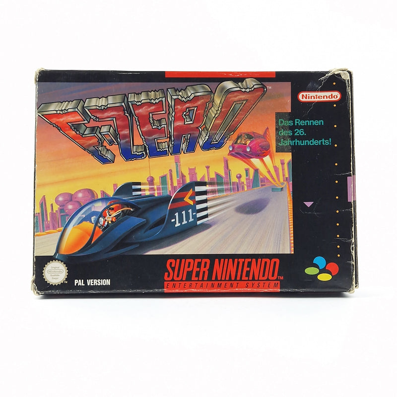 Super Nintendo Spiel :  F-Zero - OVP Anleitung Modul | Snes Pal Game