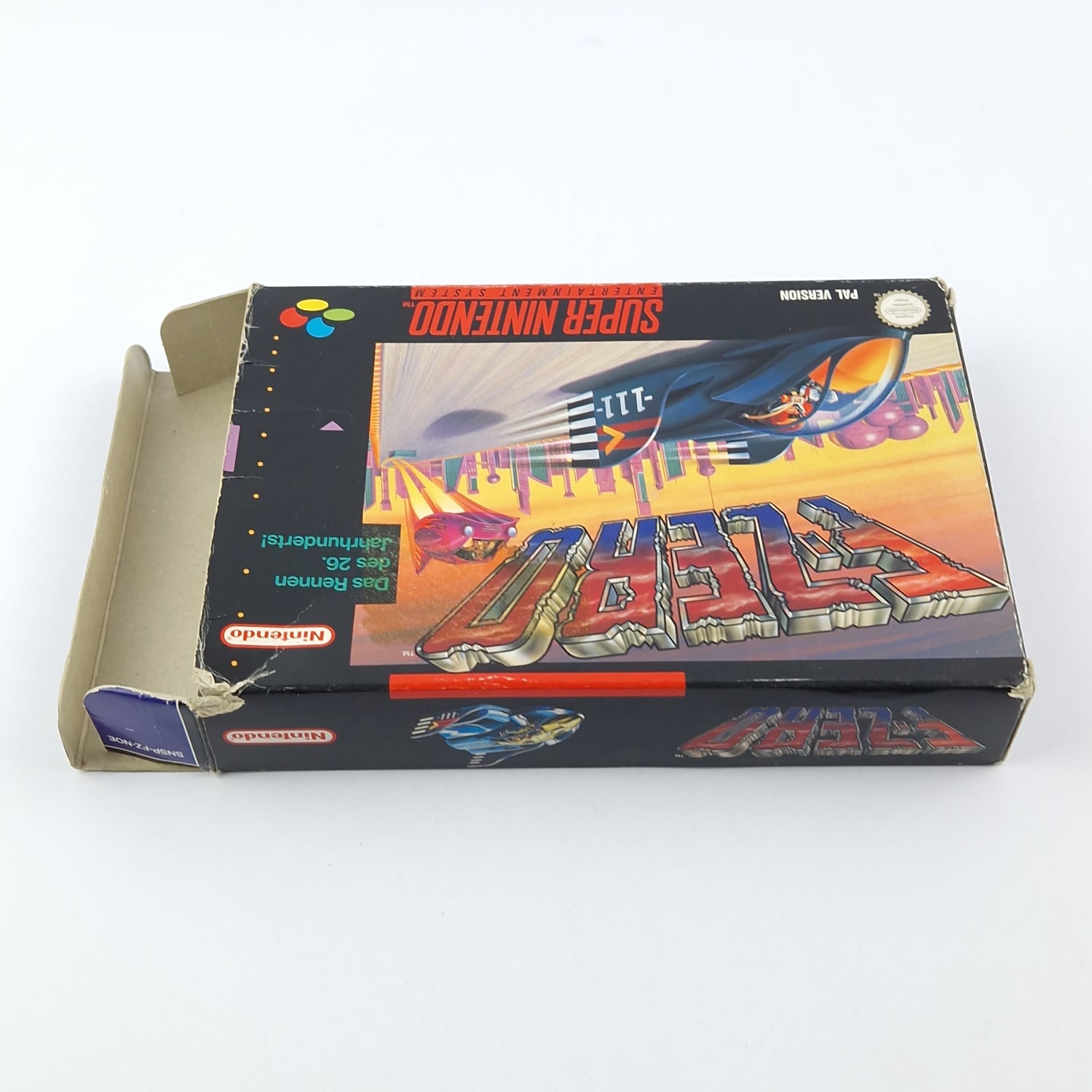 Super Nintendo Spiel :  F-Zero - OVP Anleitung Modul | Snes Pal Game
