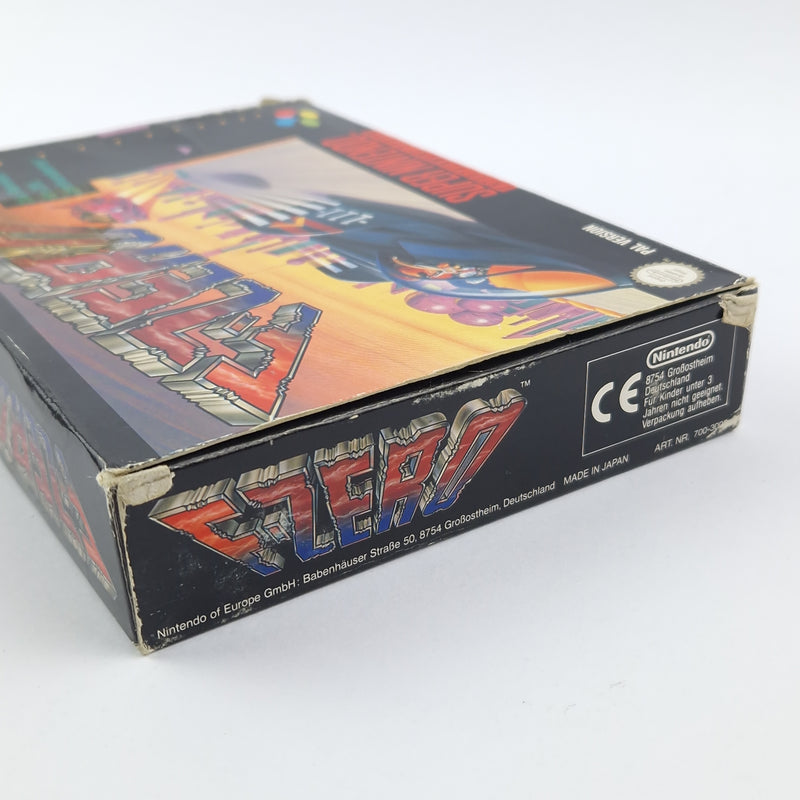 Super Nintendo Spiel :  F-Zero - OVP Anleitung Modul | Snes Pal Game