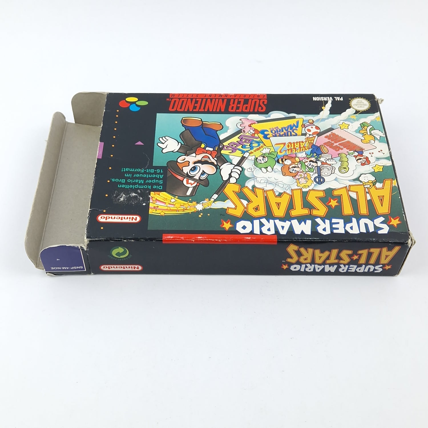 Super Nintendo Spiel : Super Mario Allstars - OVP Anleitung Modul  Snes Pal Game