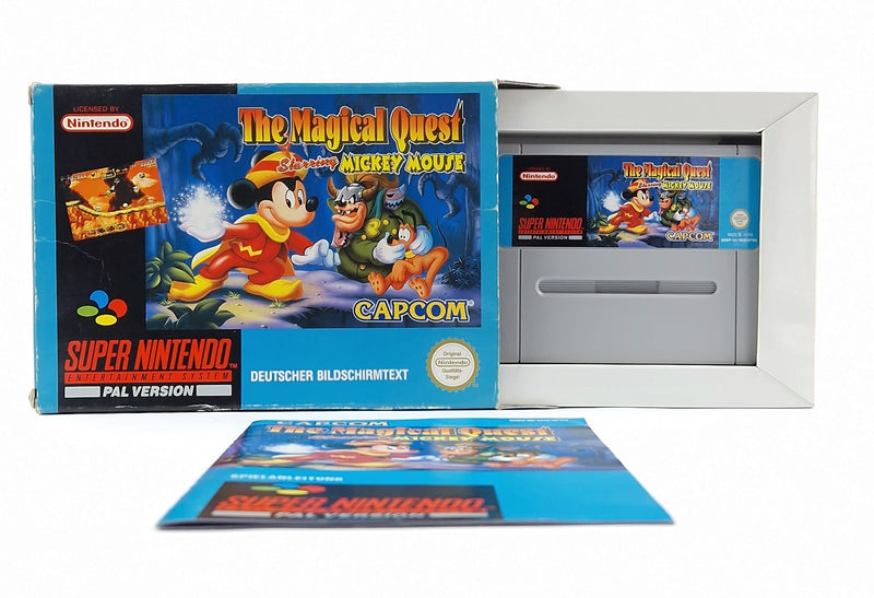 Super Nintendo game: The Magical Quest starring Mickey Mouse - OVP SNES PAL