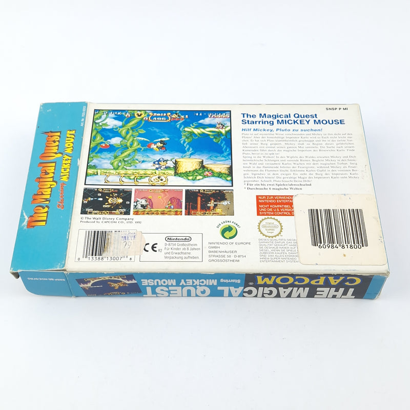 Super Nintendo game: The Magical Quest starring Mickey Mouse - OVP SNES PAL