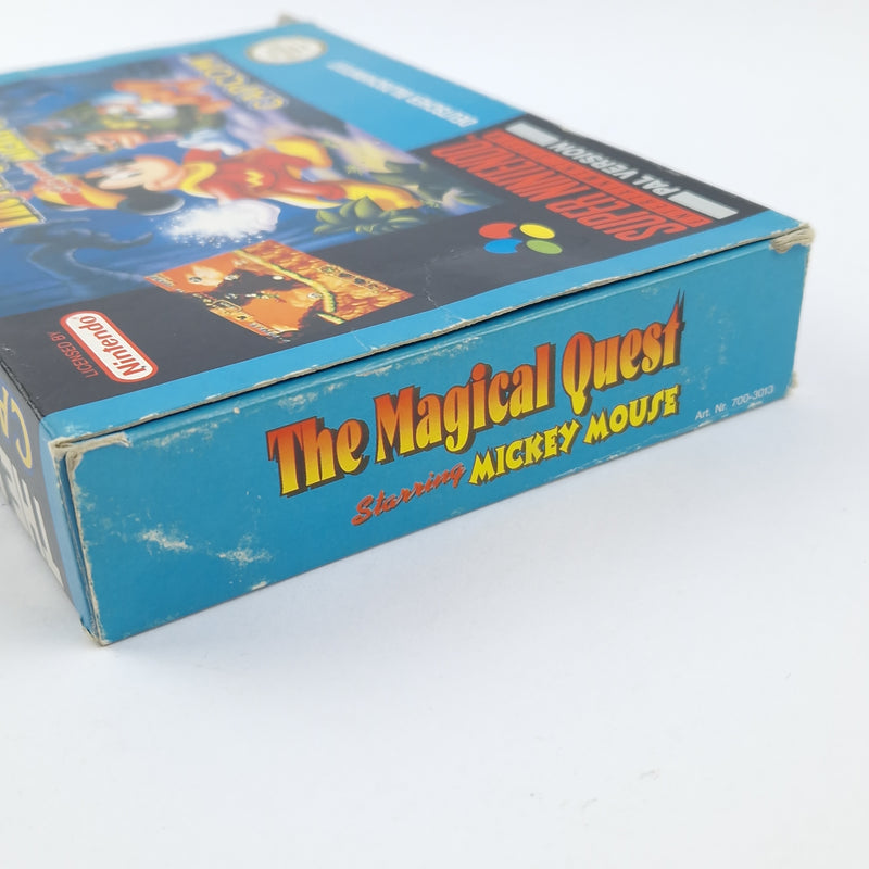 Super Nintendo game: The Magical Quest starring Mickey Mouse - OVP SNES PAL