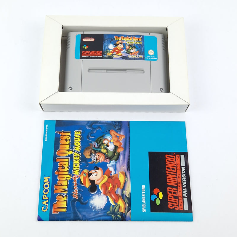 Super Nintendo game: The Magical Quest starring Mickey Mouse - OVP SNES PAL