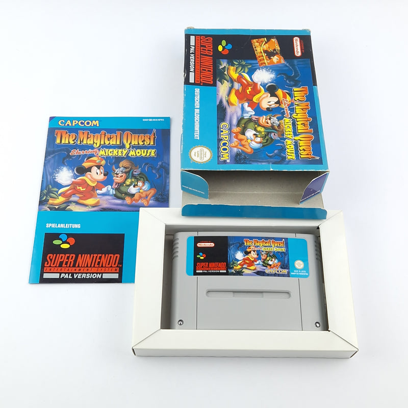 Super Nintendo game: The Magical Quest starring Mickey Mouse - OVP SNES PAL