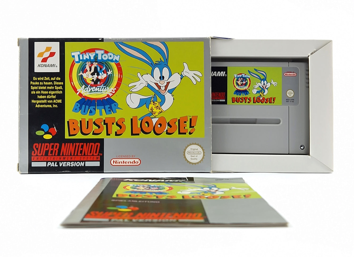 Super Nintendo Spiel : Tiny Toon Adventures Buster Busts Loose - OVP SNES PAL