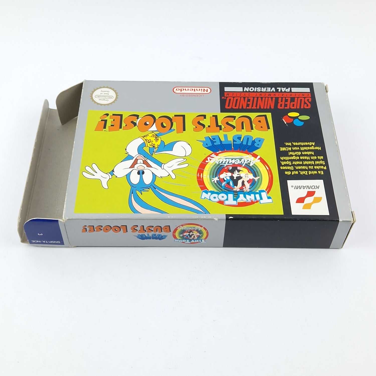 Super Nintendo Spiel : Tiny Toon Adventures Buster Busts Loose - OVP SNES PAL