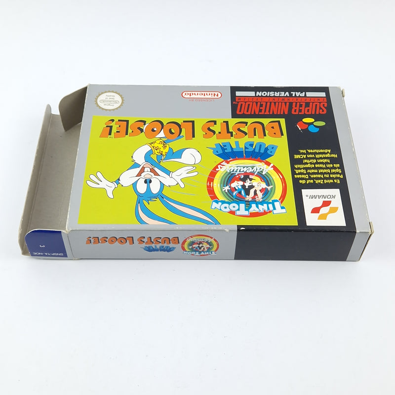 Super Nintendo Spiel : Tiny Toon Adventures Buster Busts Loose - OVP SNES PAL
