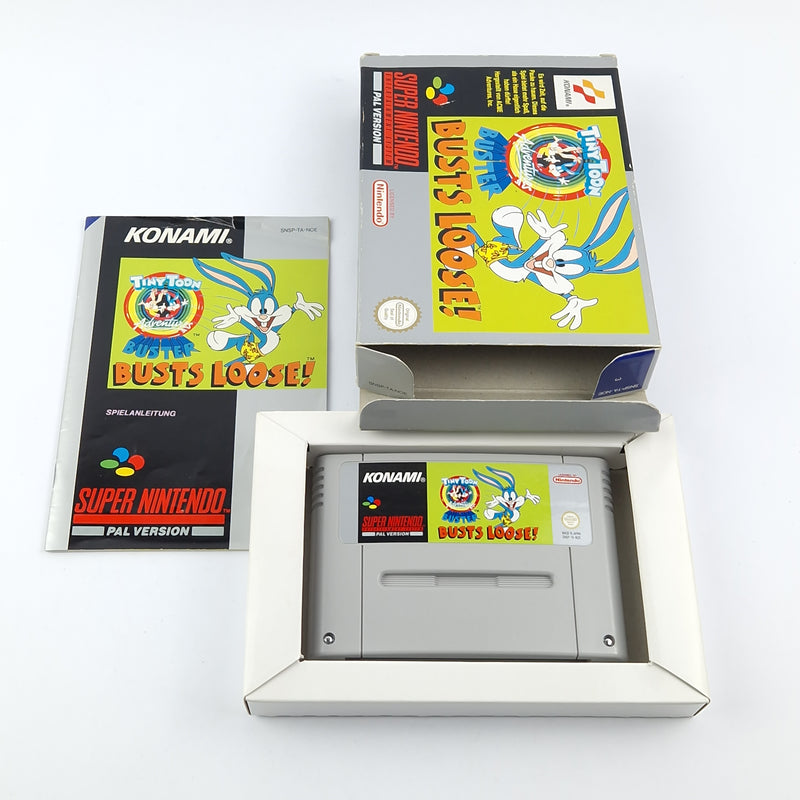 Super Nintendo Spiel : Tiny Toon Adventures Buster Busts Loose - OVP SNES PAL