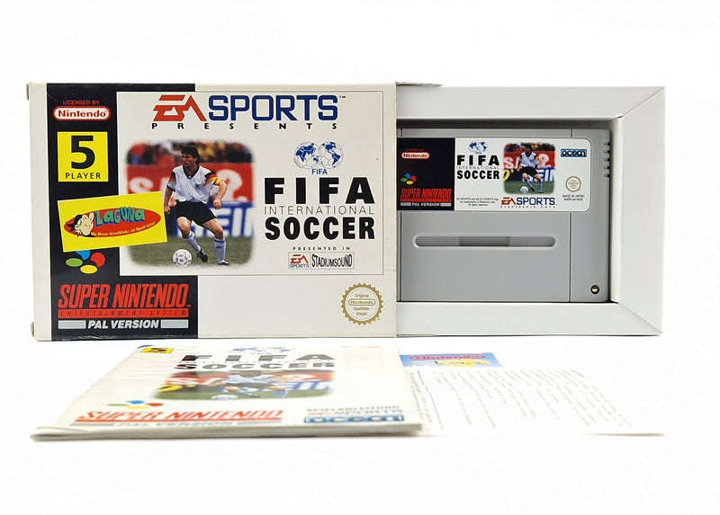 Super Nintendo Game: Fifa International Soccer - OVP SNES PAL Football