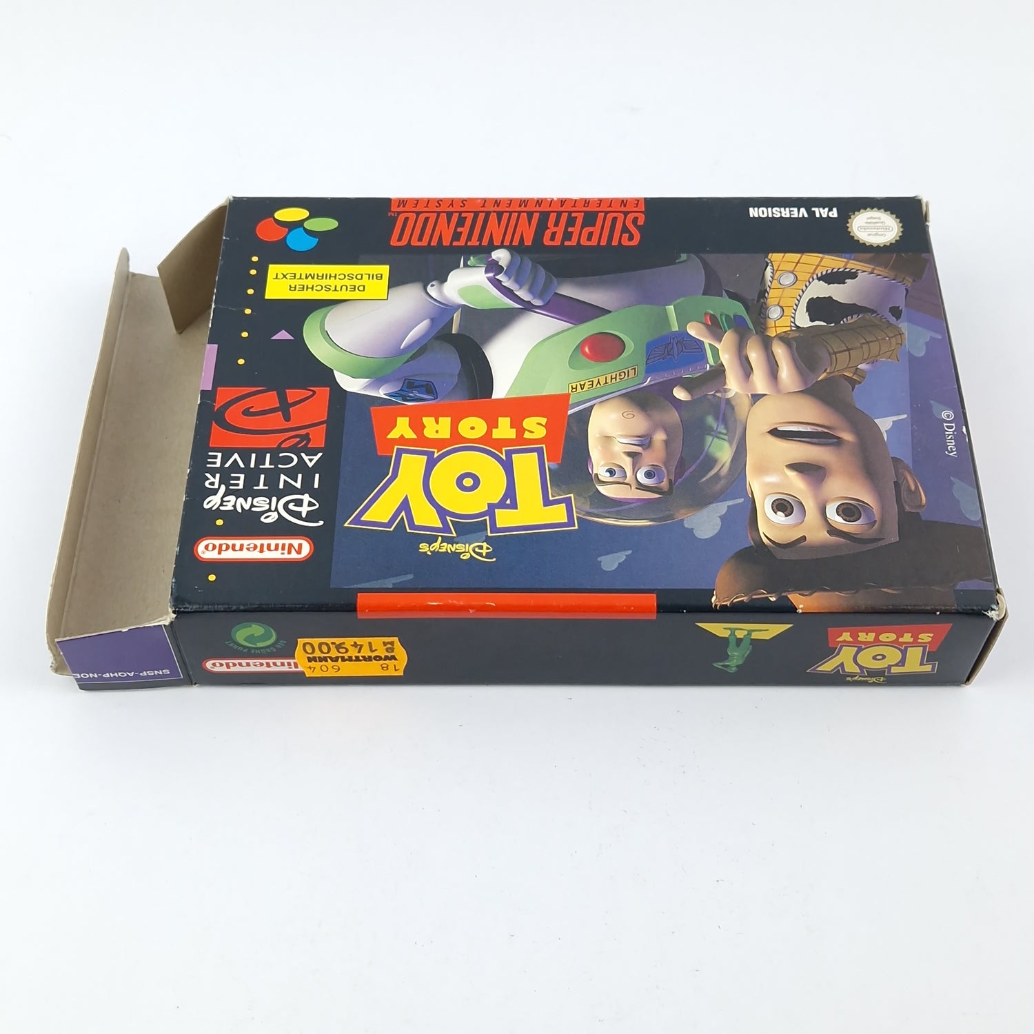 Super Nintendo Spiel : Disneys Toy Story - OVP Anleitung Modul | SNES Pal Game