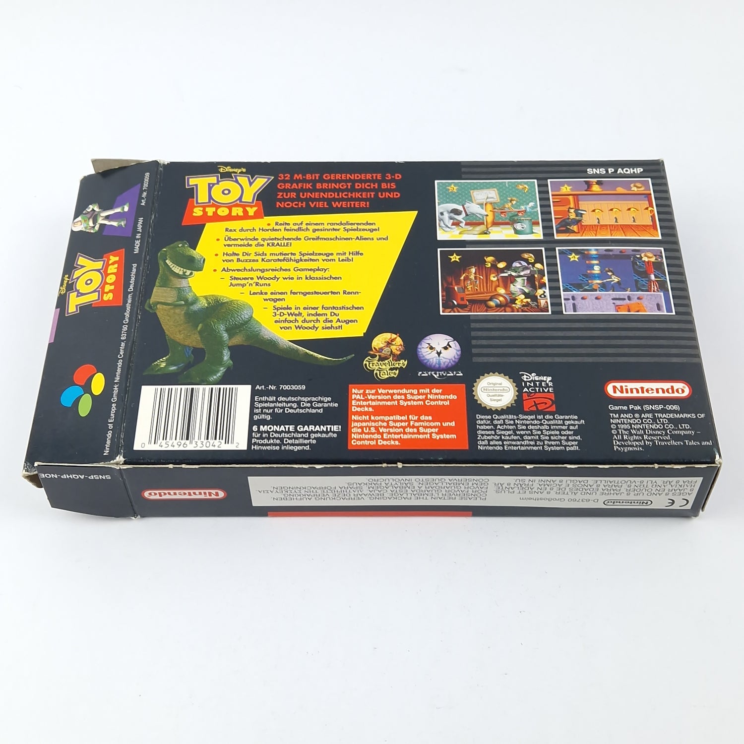 Super Nintendo Spiel : Disneys Toy Story - OVP Anleitung Modul | SNES Pal Game