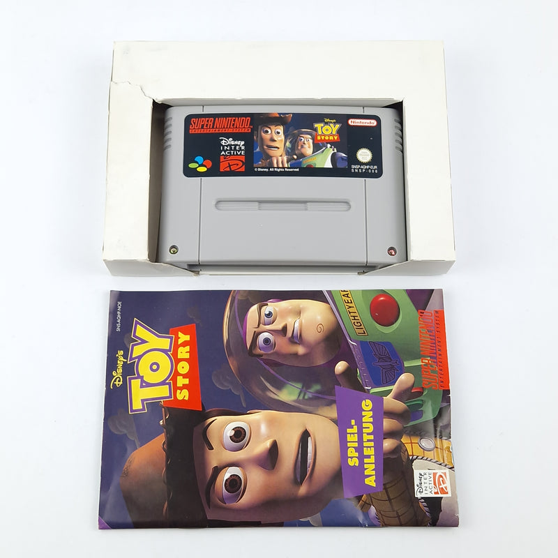 Super Nintendo Spiel : Disneys Toy Story - OVP Anleitung Modul | SNES Pal Game