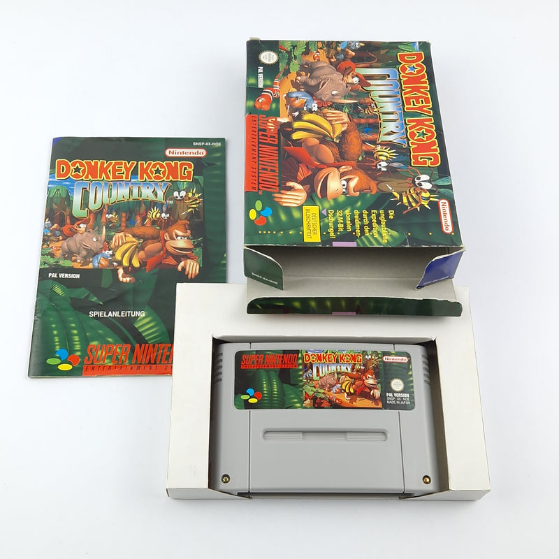 Super Nintendo Game: Donkey Kong Country - OVP Instructions Module SNES Pal Game