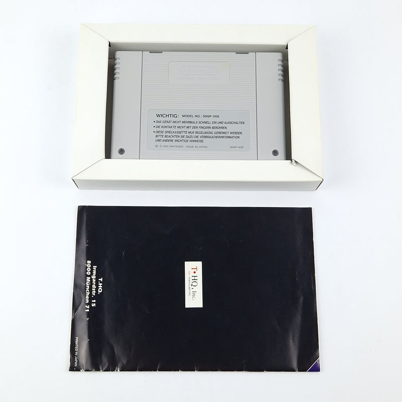 Super Nintendo Game: Pit Fighter - Original Packaging Instructions Module SNES Pal Game