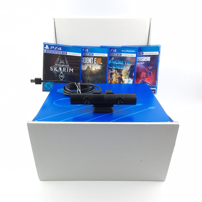 Sony Playstation 4 VR glasses set with 4 games and camera - USK 18