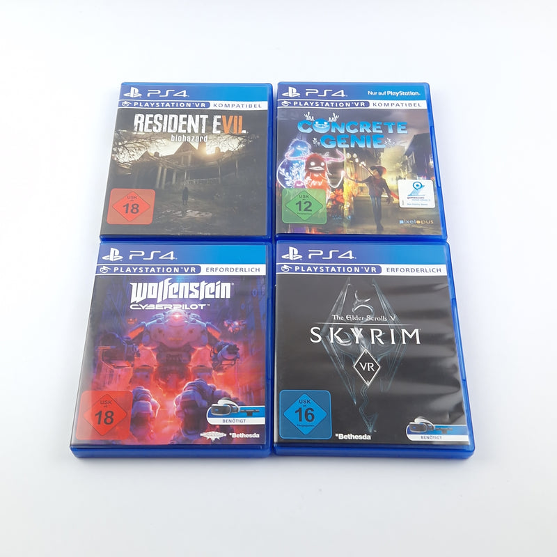 Sony Playstation 4 VR glasses set with 4 games and camera - USK 18