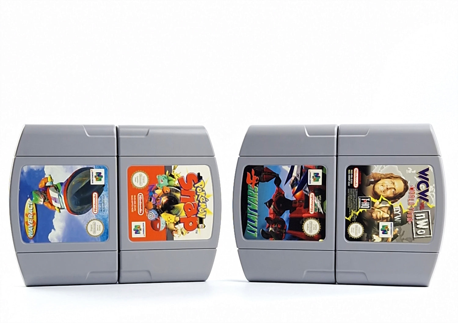 Nintendo 64 Games Bundle: 4 Games Set - Waverace | Pokemon | Lylatwars | WCW
