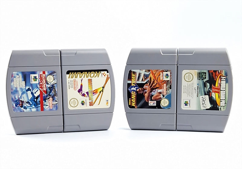 Nintendo 64 Spiele Sport Bundle - Set aus 4 Spielen - Basketball | Rennen etc.