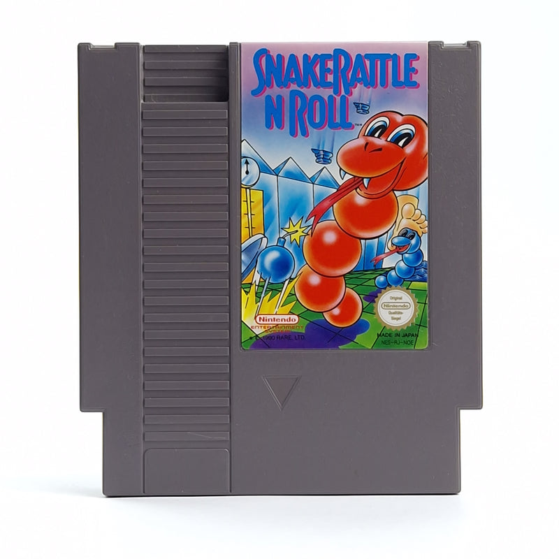 Nintendo NES Game: Snake Rattle N Roll Module Cartridge (Very Good) PAL NOE