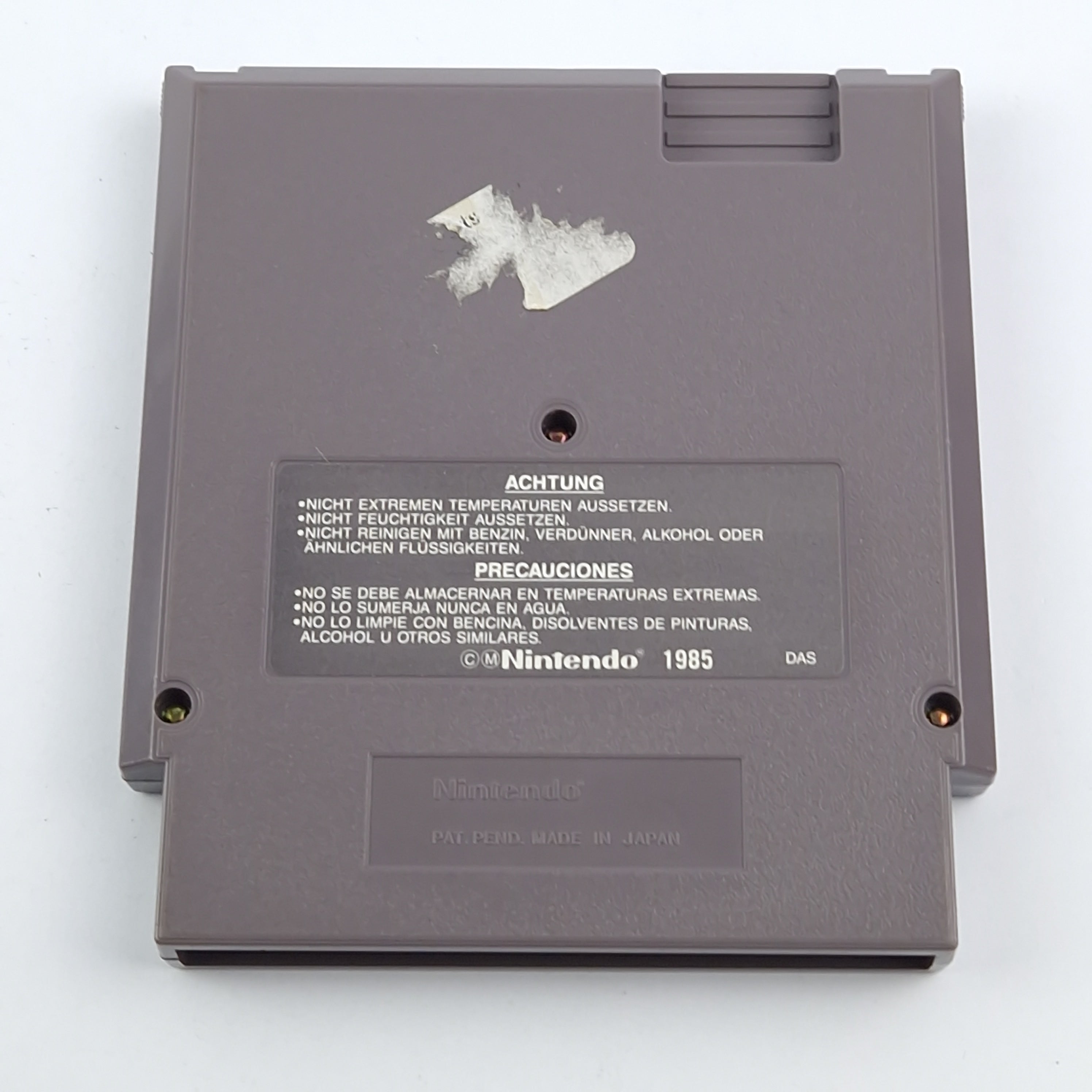 Nintendo NES Spiel : Die Schlümpfe + Schuber - Modul Cartridge / PAL-B NOE