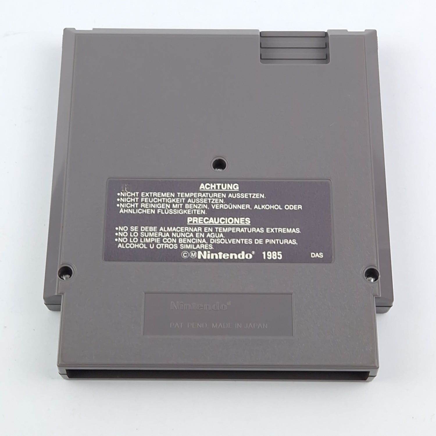 Nintendo NES game: Tennis + slipcase - module cartridge / PAL-B NOE