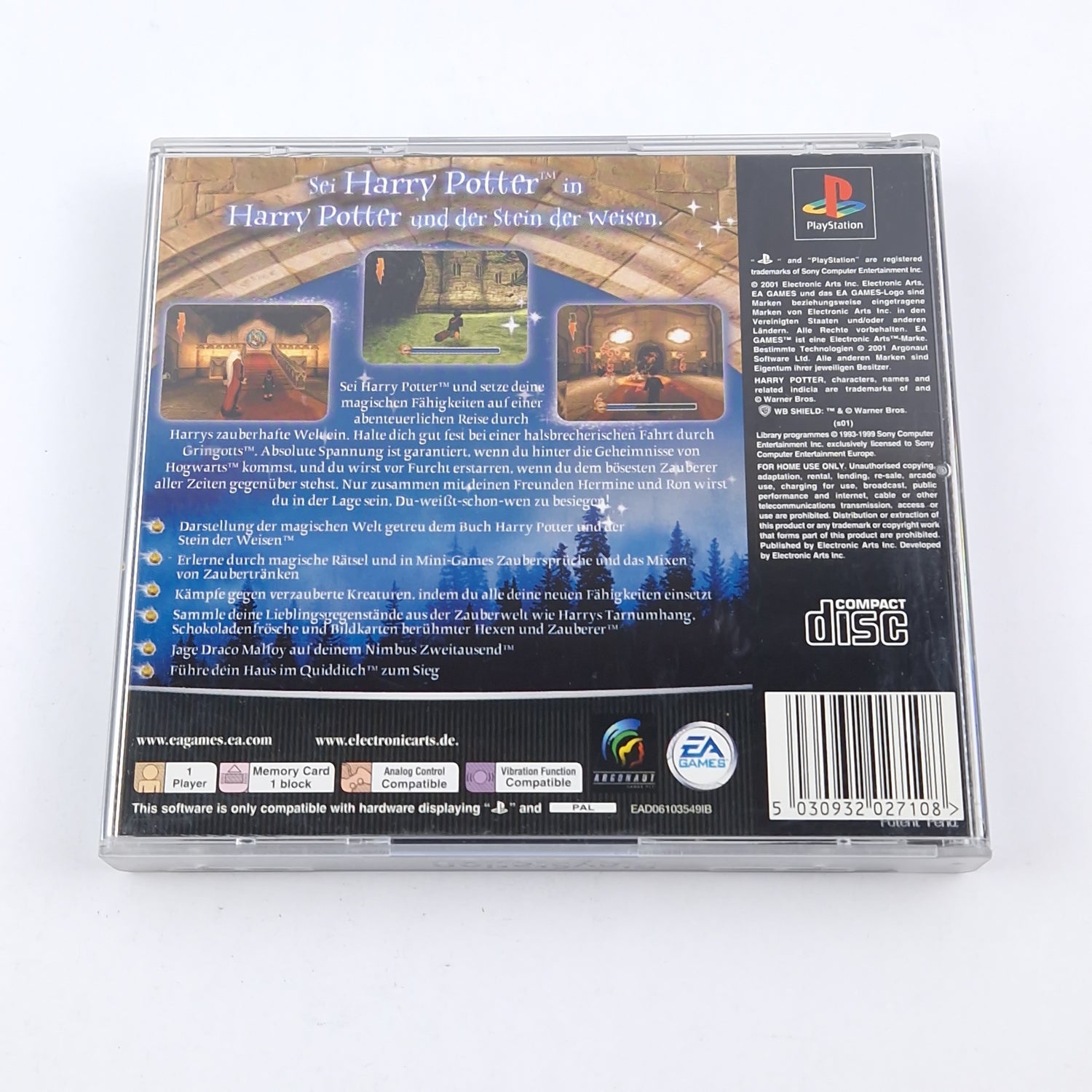 Playstation 1 Spiel : Harry Potter und der Stein der Weisen - Sony PS1 PSX / OVP