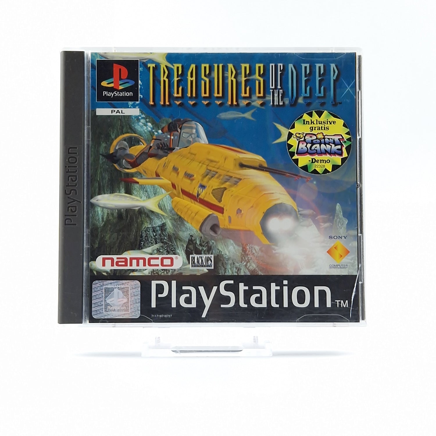 Playstation 1 Game: Treasures of the Deep - Sony PS1 PSX OVP Instructions CD PAL