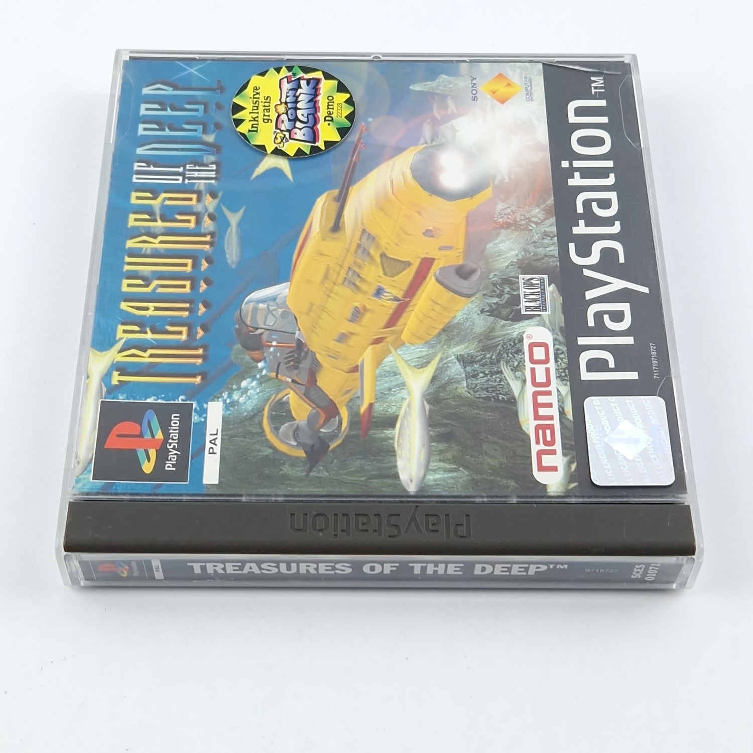 Playstation 1 Spiel : Treasures of the Deep - Sony PS1 PSX  OVP Anleitung CD PAL