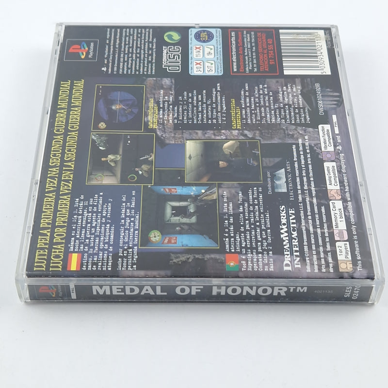 Playstation 1 Spiel : Medal of Honor - Sony PS1 PSX  OVP Anleitung CD PAL ESP