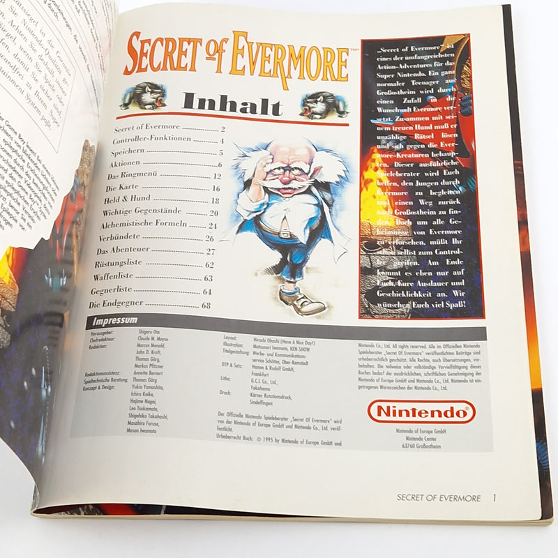 Super Nintendo Spieleberater : Secret of Evermore - SNES Guide Lösungsbuch Book
