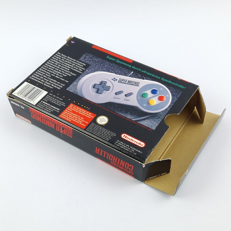 Super Nintendo Zubehör : SNES Controller / Gamepad - OVP Anleitung PAL