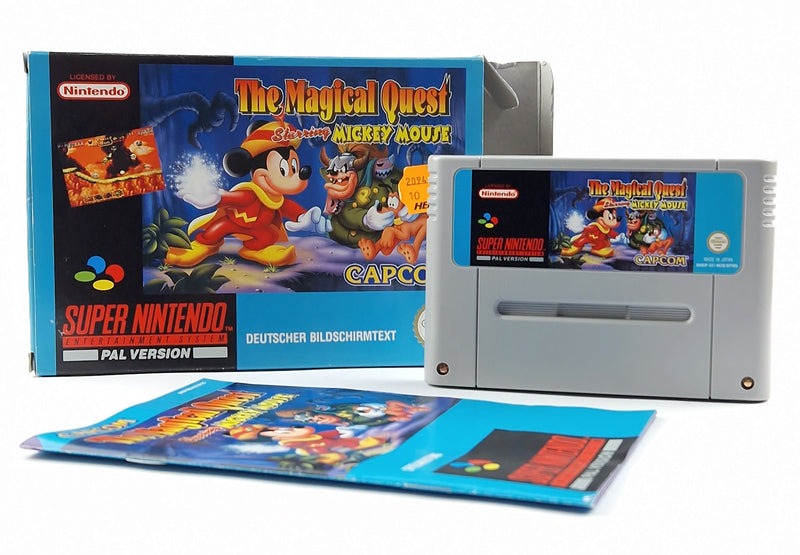 Super Nintendo Spiel : The Magical Quest starring Mickey Mouse - OVP SNES PAL