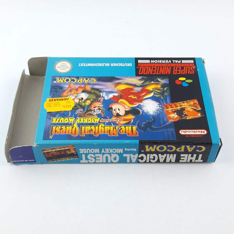 Super Nintendo Spiel : The Magical Quest starring Mickey Mouse - OVP SNES PAL