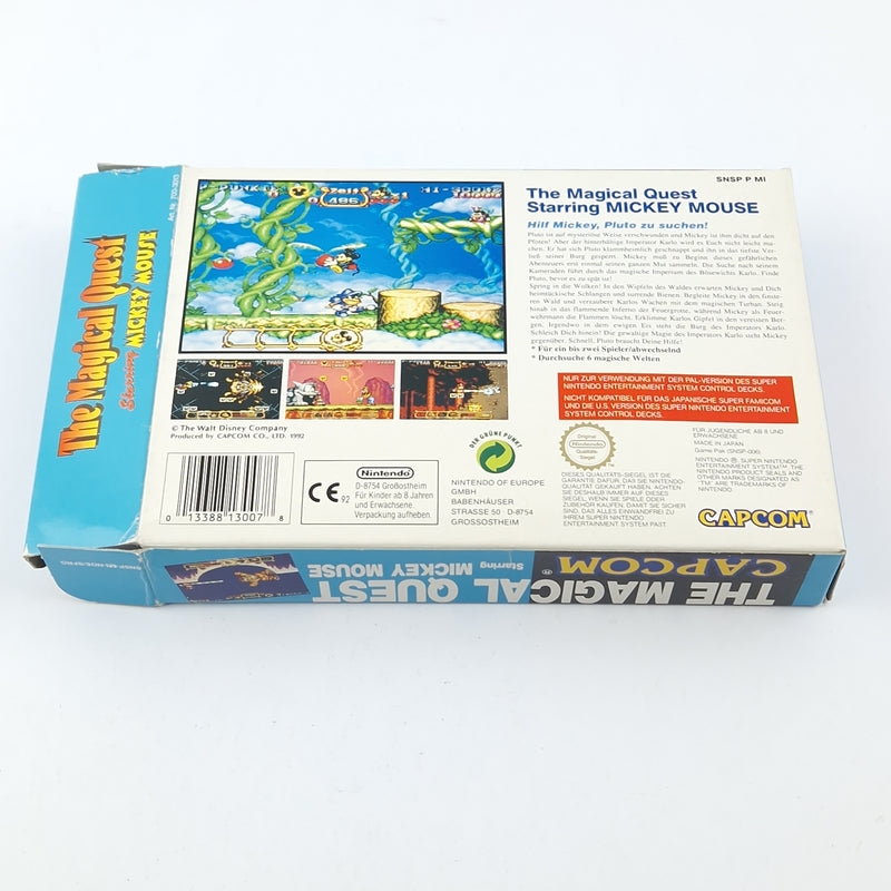Super Nintendo Spiel : The Magical Quest starring Mickey Mouse - OVP SNES PAL