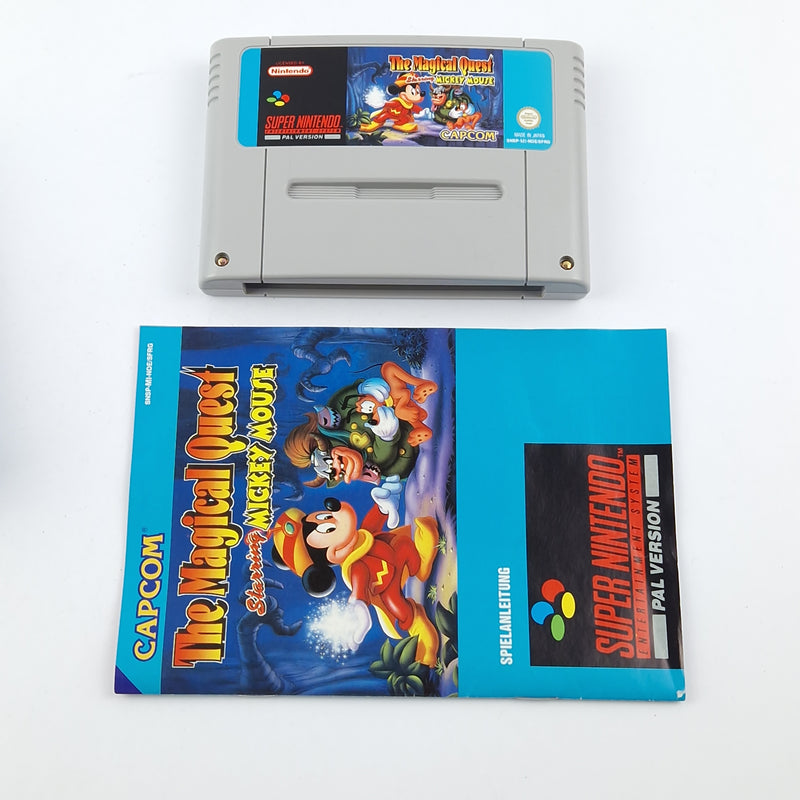 Super Nintendo Spiel : The Magical Quest starring Mickey Mouse - OVP SNES PAL