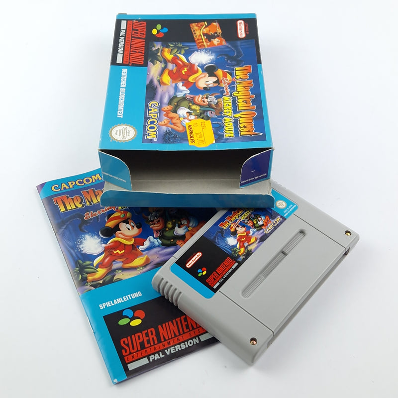 Super Nintendo Spiel : The Magical Quest starring Mickey Mouse - OVP SNES PAL