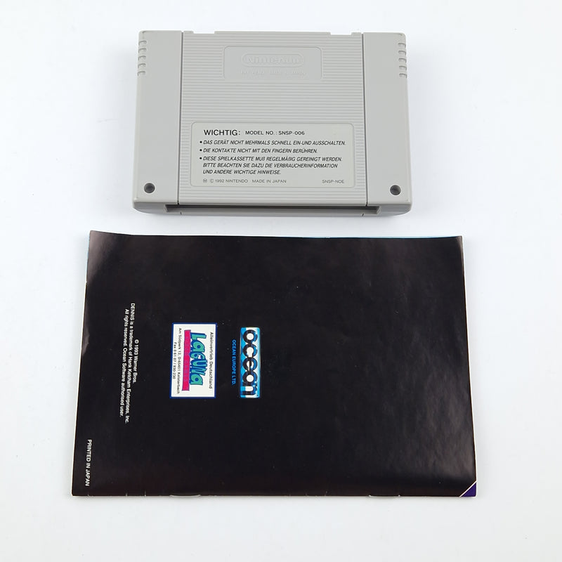 Super Nintendo Spiel : Dennis - OVP Anleitung Modul | SNES PAL