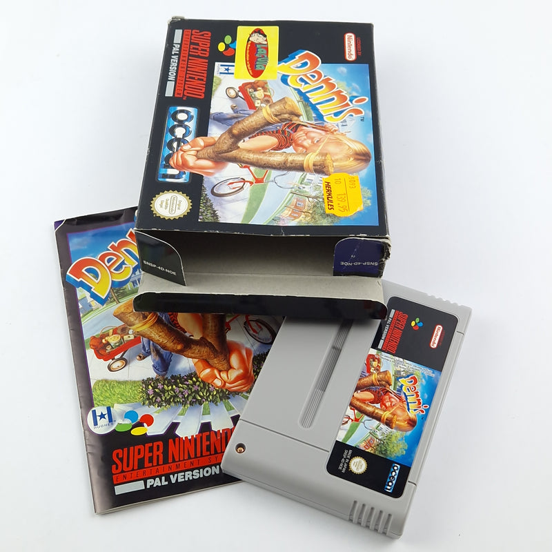 Super Nintendo Spiel : Dennis - OVP Anleitung Modul | SNES PAL