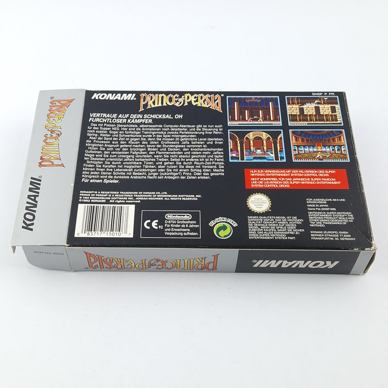 Super Nintendo game: Prince of Persia - OVP instructions module | SNES PAL