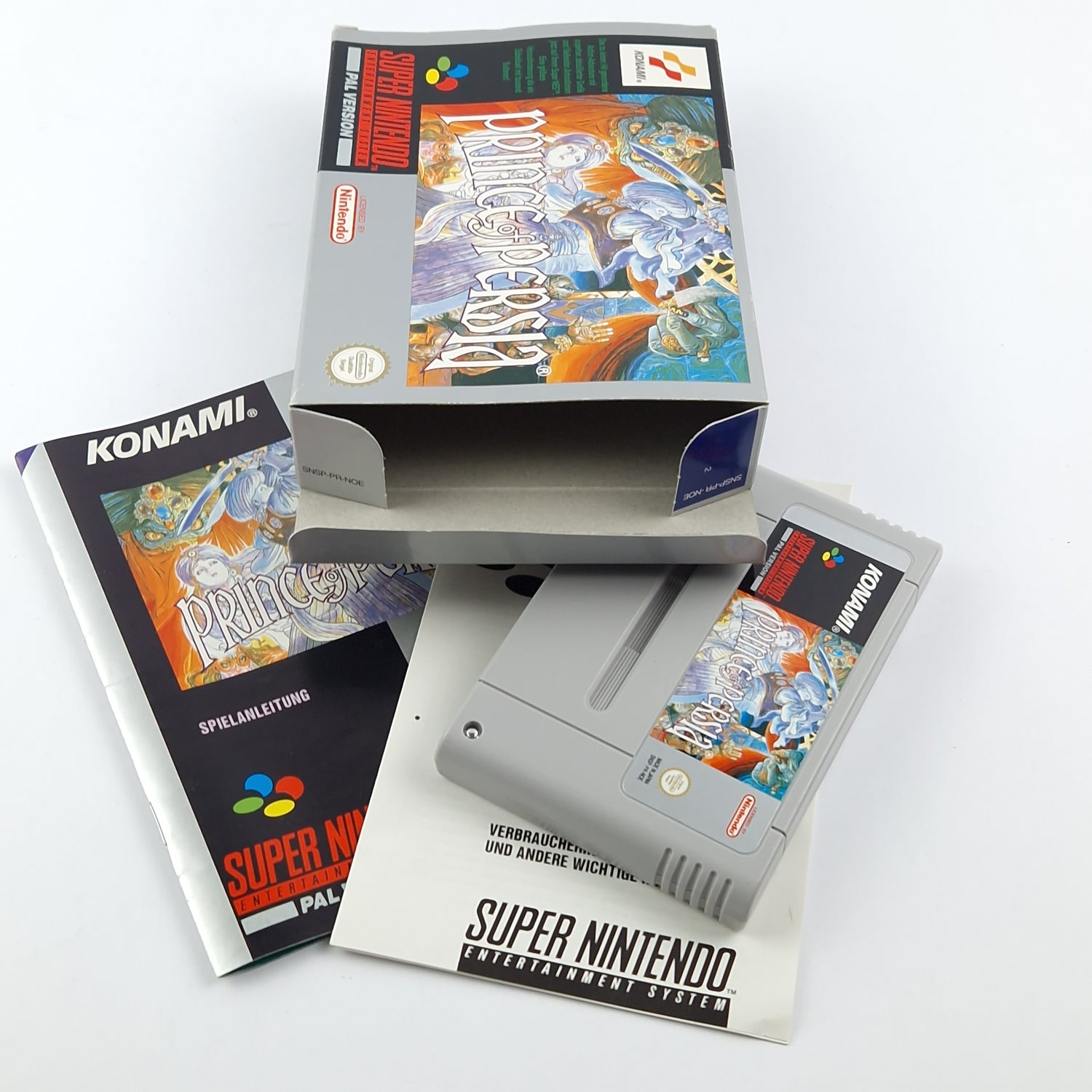 Super Nintendo game: Prince of Persia - OVP instructions module | SNES PAL